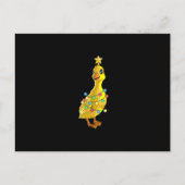 Duck kerstboom T Lights Decor Star-cadeaus Briefkaart (Voorkant)