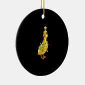 Duck kerstboom T Lights Decor Star-cadeaus Keramisch Ornament (Rechts)