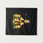 Duck kerstboom wandkleed (Voorkant (horizontaal))