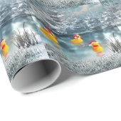 Duck Kerstmis Cadeaupapier (Rol Hoek)