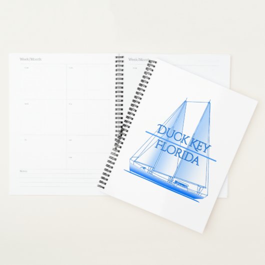Duck Key Coastal Nautical Sailor Planner (Display)