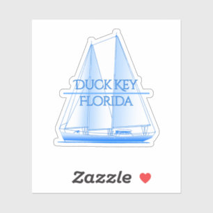 Duck Key Coastal Nautical Sailor Sticker