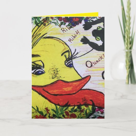 Duck kind Verjaardagskaart Kaart (Voorkant)