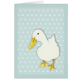 Duck Kiss stippen Card