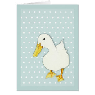 Duck Kiss stippen Card