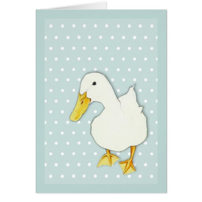 Duck Kiss stippen Card (Voorkant)
