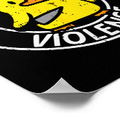 Duck Knife Ik Kies Grappig Sarcasme Joke Humor Gag Poster (Hoek)