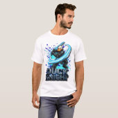 Duck Knight 3D Cyber Duck Warrior T-shirt (Voorkant volledig)
