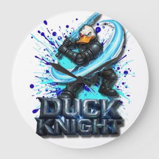 Duck Knight 3D Cyber Duck Warrior T-shirt Grote Klok