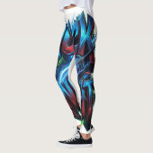 Duck Knight 3D Cyber Graffiti Logo Leggings (Links)