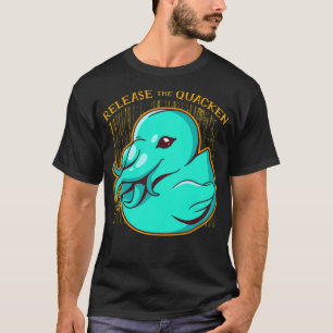 Duck Kraken Monster Mutant hond kop T-shirt