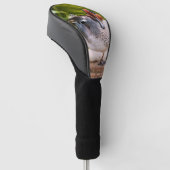 Duck krijgt een been omhoog golfheadcover (Schuin)