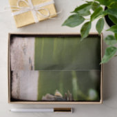 Duck krijgt een been omhoog tissuepapier (Geschenk)