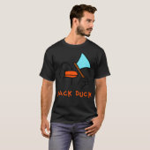 Duck labrador print dogs t-shirt (Voorkant volledig)
