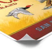 Duck Lemon San Dimas Los Angeles County Poster (Hoek)