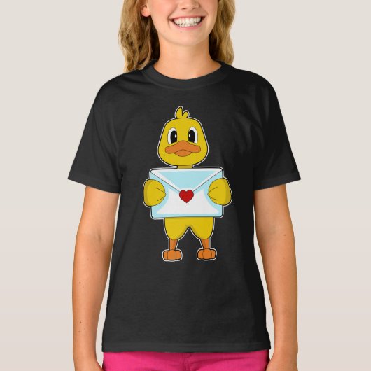 Duck Love brief T-shirt (Voorkant)