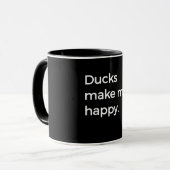 Duck Love I Love Pet Ducks Duck Farmer Mok (Voorkant links)