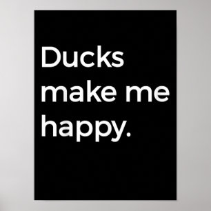 Duck Love I Love Pet Ducks Duck Farmer Poster