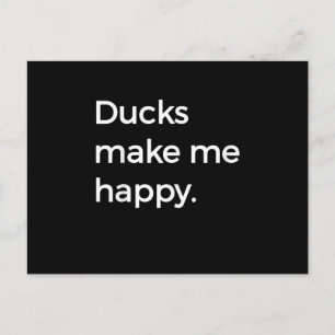 Duck Love I Love Pet Ducks Duck Farmer Uitnodiging Briefkaart