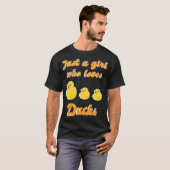 Duck Lover-eend T-shirt (Voorkant volledig)
