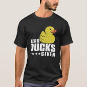 Duck Lover Funny Duck Zero Ducks heeft Kinder T-shirt (Voorkant)