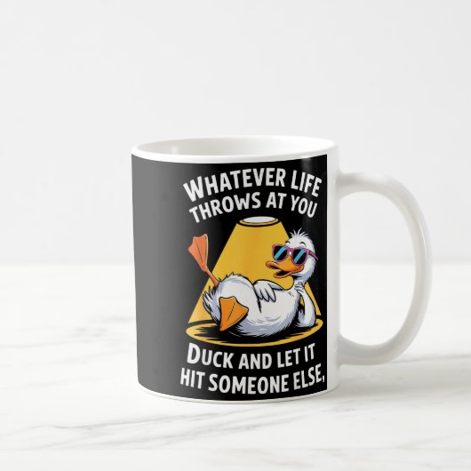 Duck Lover Funny Quote For Men Women Boys Kids Gra Koffiemok (Rechts)