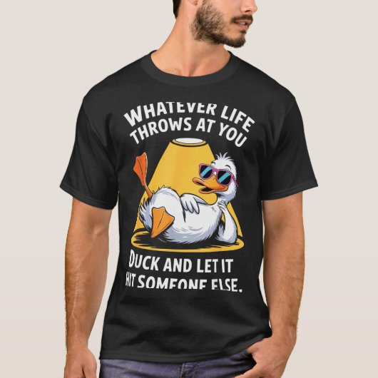 Duck Lover Funny Quote For Men Women Boys Kids Gra T-shirt (Voorkant)