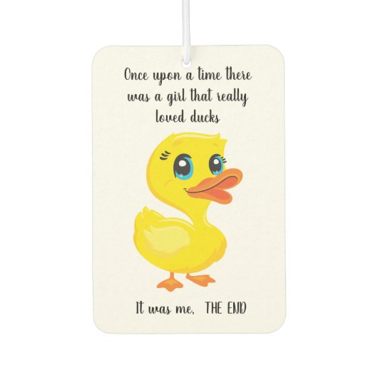 Duck Lover Luchtverfrisser (Voorkant)