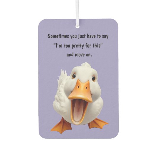 Duck Lover Luchtverfrisser (Voorkant)