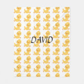 Duck Lovers Fleece Deken (Voorkant)
