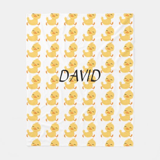 Duck Lovers Fleece Deken (Voorkant)