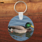 Duck Male Mallard Sleutelhanger (Voorkant)