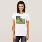 Duck Mallard Vrouw Cute Natuur Foto T-shirt (Voorkant volledig)