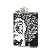 Duck man portret schettering heupfles (Links)