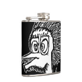 Duck man portret schettering heupfles (Rechts)