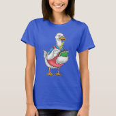 Duck Math Teacher Ruler T-shirt (Voorkant)