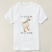 Duck Meme Art T-Shirt (Design voorkant)