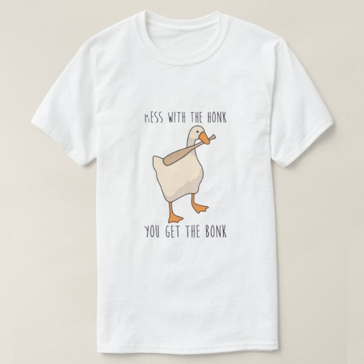 Duck Meme Art T-Shirt (Design voorkant)