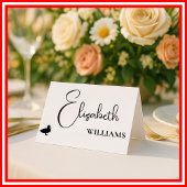 Duck Menu Modern Script Wedding Place Cards
