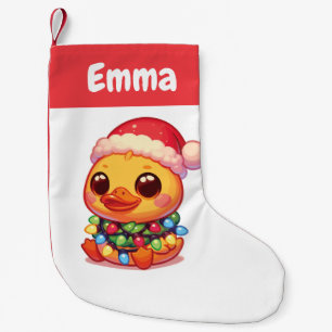 Duck Merry Christmas Winter Dieren Schattigee eend Kleine Kerstsok