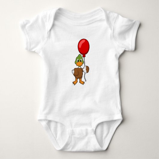 Duck met ballon romper (Voorkant)