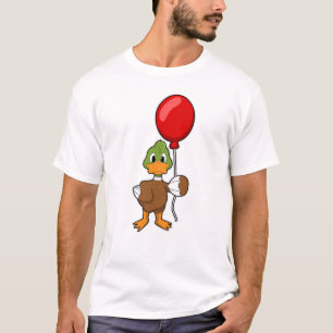 Duck met ballon t-shirt