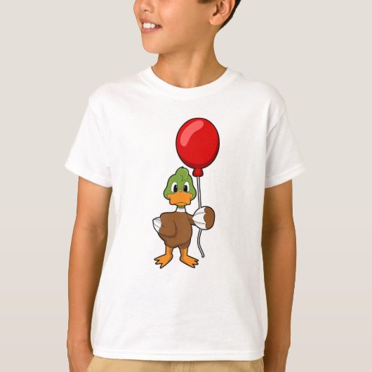 Duck met ballon t-shirt (Voorkant)