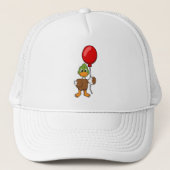 Duck met ballon trucker pet (Voorkant)