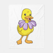 Duck met Daisy Fleece Deken (Voorkant)