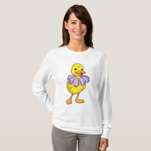 Duck met Daisy T-shirt (Voorkant volledig)