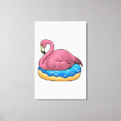 Duck met Donut Canvas Afdruk (Voorkant)