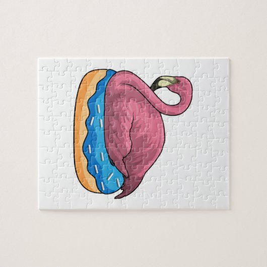 Duck met Donut Legpuzzel (Horizontaal)