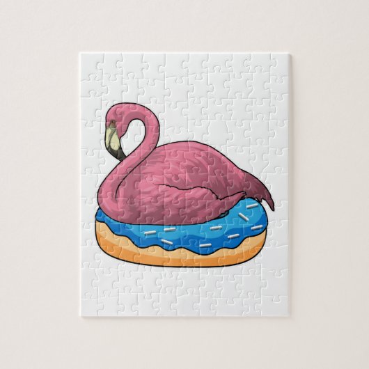 Duck met Donut Legpuzzel (Verticaal)