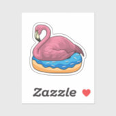 Duck met Donut Sticker (Vel)
